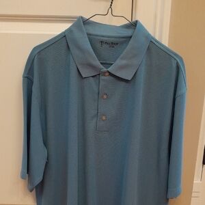 Men's Blue Golf Shirt - ProTour Mens XL